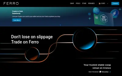 Website screenshot of Ferro (2026-05-24)