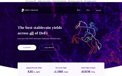 Website screenshot of PONY Index (2026-05-31)