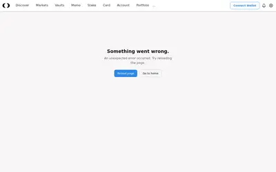Website screenshot of Moonwell Artemis (2026-04-25)