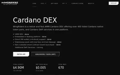 Website screenshot of WingRiders (2026-05-31)