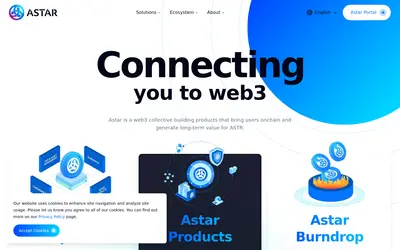 Website screenshot of Wrapped Astar (2026-04-26)