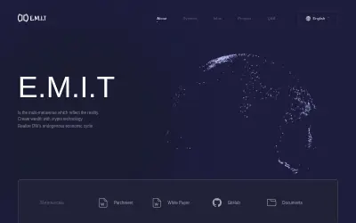 Website screenshot of EmitEarthElement (2026-05-31)