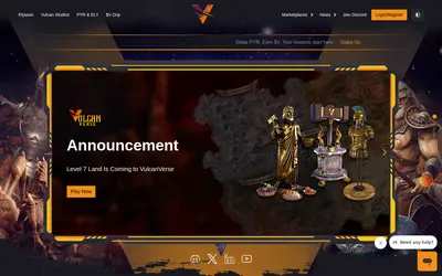 Website screenshot of Vulcan Forged LAVA (2026-05-22)