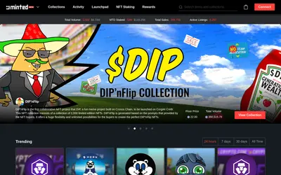 Website screenshot of Minted (2026-04-26)