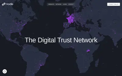 Website screenshot of Nodle Network (2026-04-25)