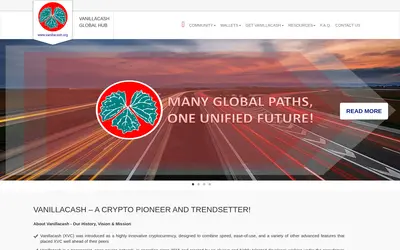 Website screenshot of Vanillacash (2026-05-22)