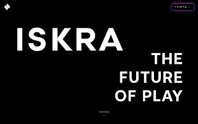 Website screenshot of ISKRA (2026-05-24)