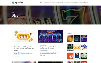 Website screenshot of Target Coin (2026-05-29)