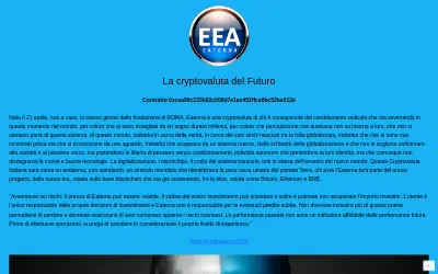Website screenshot of EATERNA (2026-05-31)