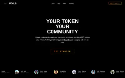Website screenshot of 00 Token (2026-05-20)