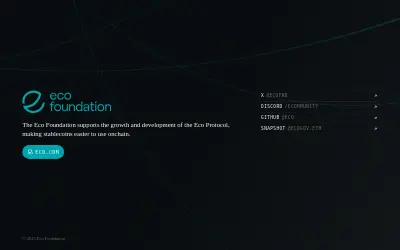 Website screenshot of ECO (2026-05-24)