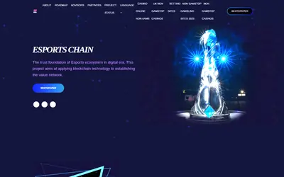 Website screenshot of Esports Token (2026-05-21)