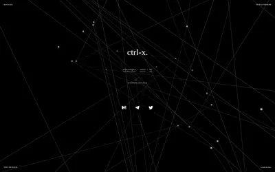 Website screenshot of Ctrl-X (2026-05-22)