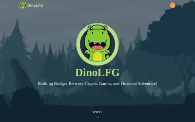 Website screenshot of DinoLFG (2026-05-31)