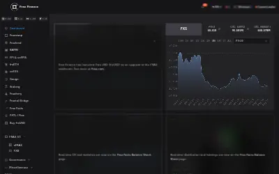 Website screenshot of Frax Ether (2026-05-24)