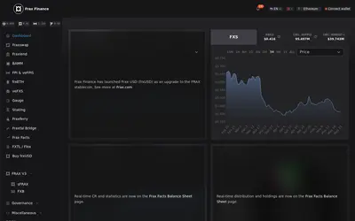Website screenshot of Staked Frax Ether (2026-05-21)
