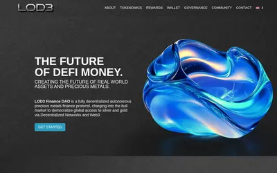 Website screenshot of AUX Coin (2026-05-22)