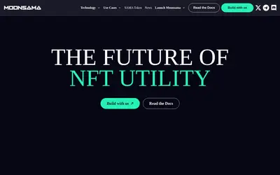 Website screenshot of Exosama Network (2026-04-21)