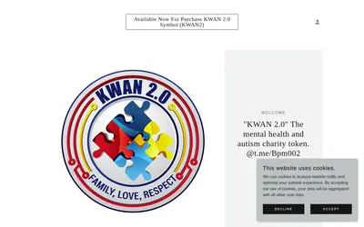 Website screenshot of KWAN 2.0 (2026-04-25)