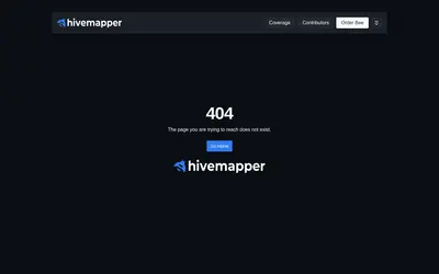 Website screenshot of Hivemapper (2026-05-21)