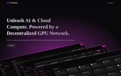 Website screenshot of OctaSpace (2026-05-31)