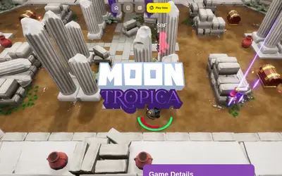 Website screenshot of Moon Tropica (2026-05-22)