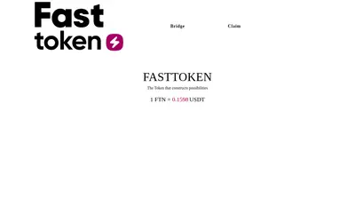 Website screenshot of Fasttoken (2026-04-20)