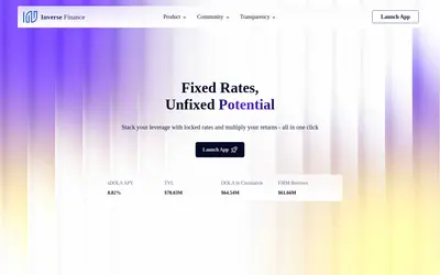 Website screenshot of DOLA Borrowing Right (2026-05-22)
