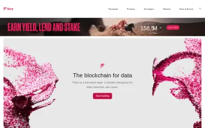 Website screenshot of Flare Network (2026-05-31)