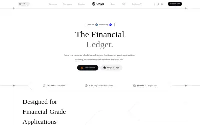 Website screenshot of Onyxcoin (2026-05-31)