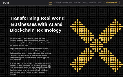 Website screenshot of Pundi X (2026-05-25)