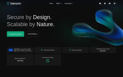 Website screenshot of Venom (2026-05-31)