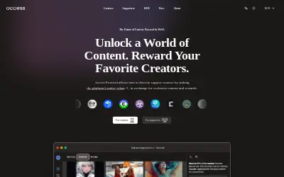 Website screenshot of Access Protocol (2026-05-25)