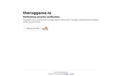 Website screenshot of The Rug Game (2026-05-22)