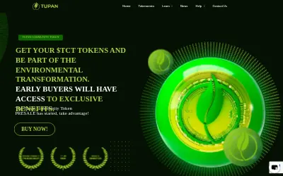 Website screenshot of Tupan (2026-05-25)