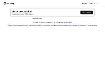 Website screenshot of Three Protocol Token (2026-06-24)