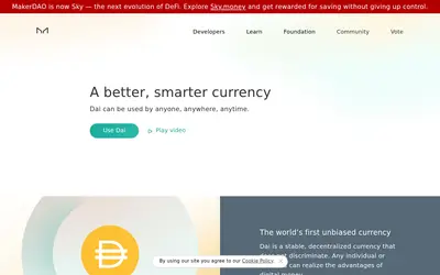 Website screenshot of Dai (2026-04-26)