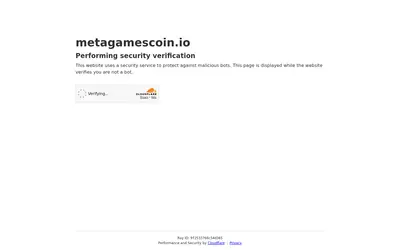 Website screenshot of MetaGamesCoin (2026-04-26)