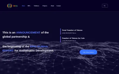 Website screenshot of Sustainable Development Goals (2026-05-31)