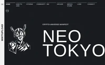 Website screenshot of Neo Tokyo (2026-04-25)