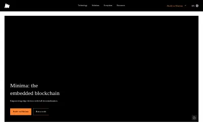 Website screenshot of Wrapped Minima (2026-05-31)