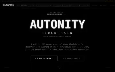 Website screenshot of Auton (2026-04-25)