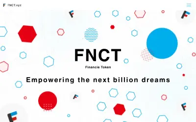 Website screenshot of Financie Token (2026-05-31)