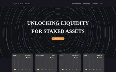 Website screenshot of Nucleon (2026-05-20)