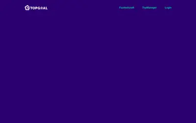 Website screenshot of TopGoal (2026-04-24)