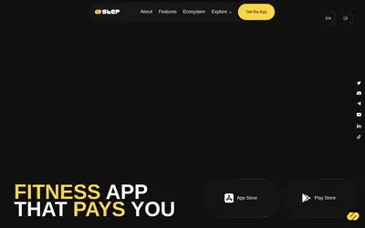 Website screenshot of Step App - FITFI (2026-04-25)