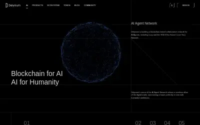 Website screenshot of Delysium (2026-05-25)