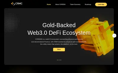 Website screenshot of CHREMACOIN (2026-05-31)