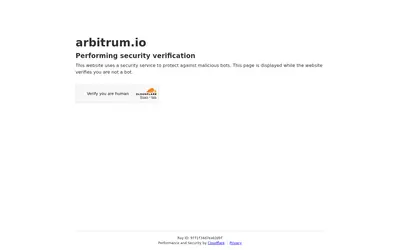 Website screenshot of Arbitrum (2026-05-21)