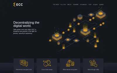 Website screenshot of ECC (2026-05-23)